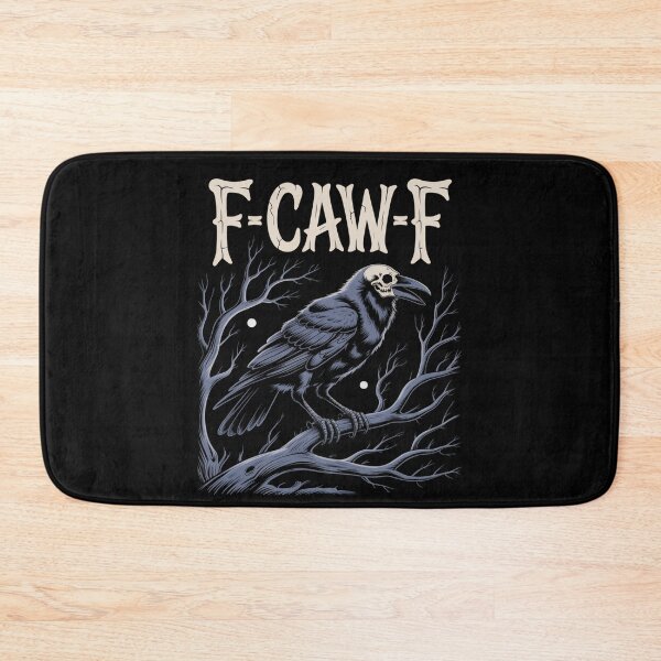 Item preview, F-CAW-F Skeletal Raven Branch Tee - Gothic Dark Fantasy Art designed and sold by DarylWelsh2024.