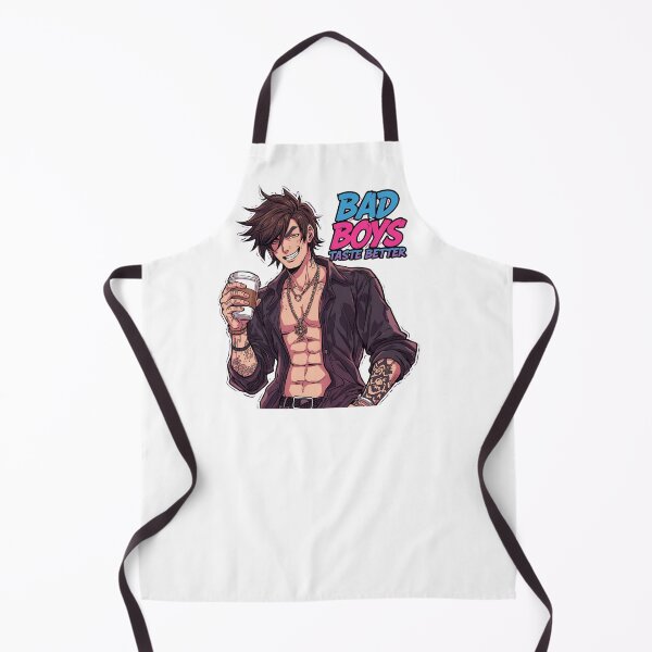 Item preview, Bad Boys Taste Better Coffee Lover | Tattooed Rebel Anime Style Design designed and sold by Lunaria Arts.