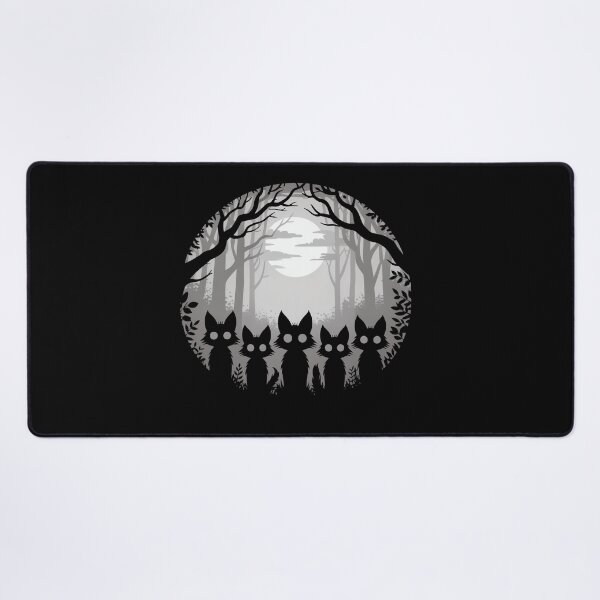 Item preview, Foxes In The Moonlight Forest Silhouette designed and sold by MooonTees.