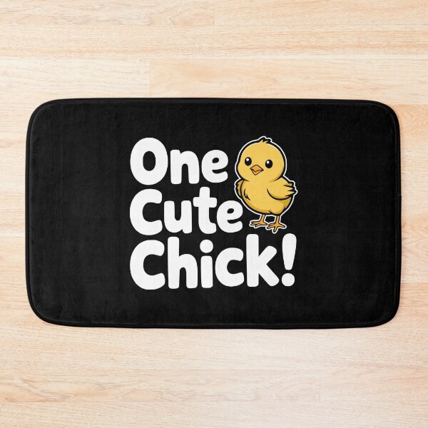 Item preview, One Cute Chick! Funny Chick Pun designed and sold by PMCreative.