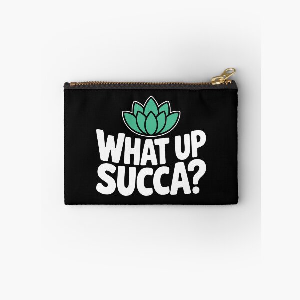 Item preview, What Up Succa! Funny Succulent Pun designed and sold by PMCreative.