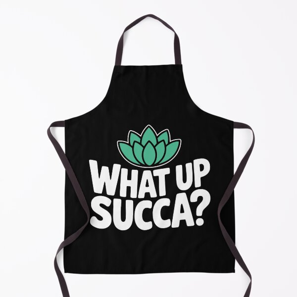 Item preview, What Up Succa! Funny Succulent Pun designed and sold by PMCreative.