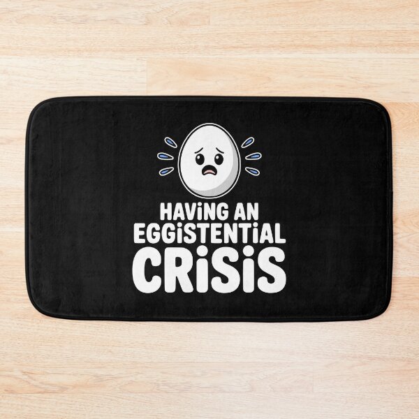 Item preview, Having An Eggistential! Funny Egg Pun designed and sold by PMCreative.
