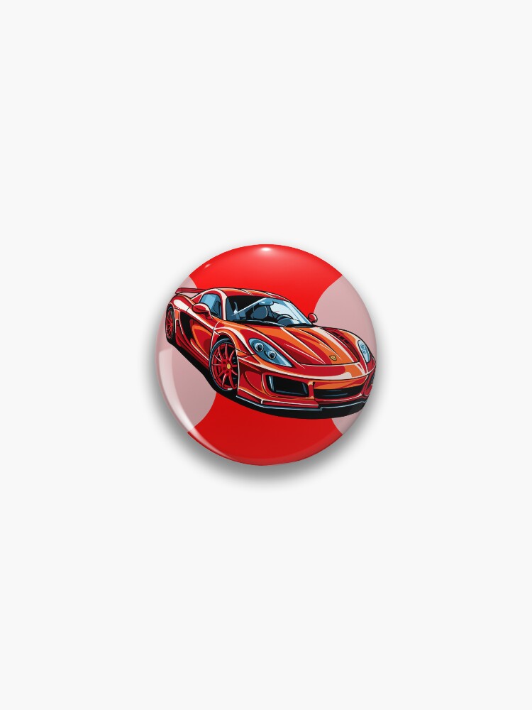 Thumbnail 1 of 3, Pin, Red Car designed and sold by lumar23.