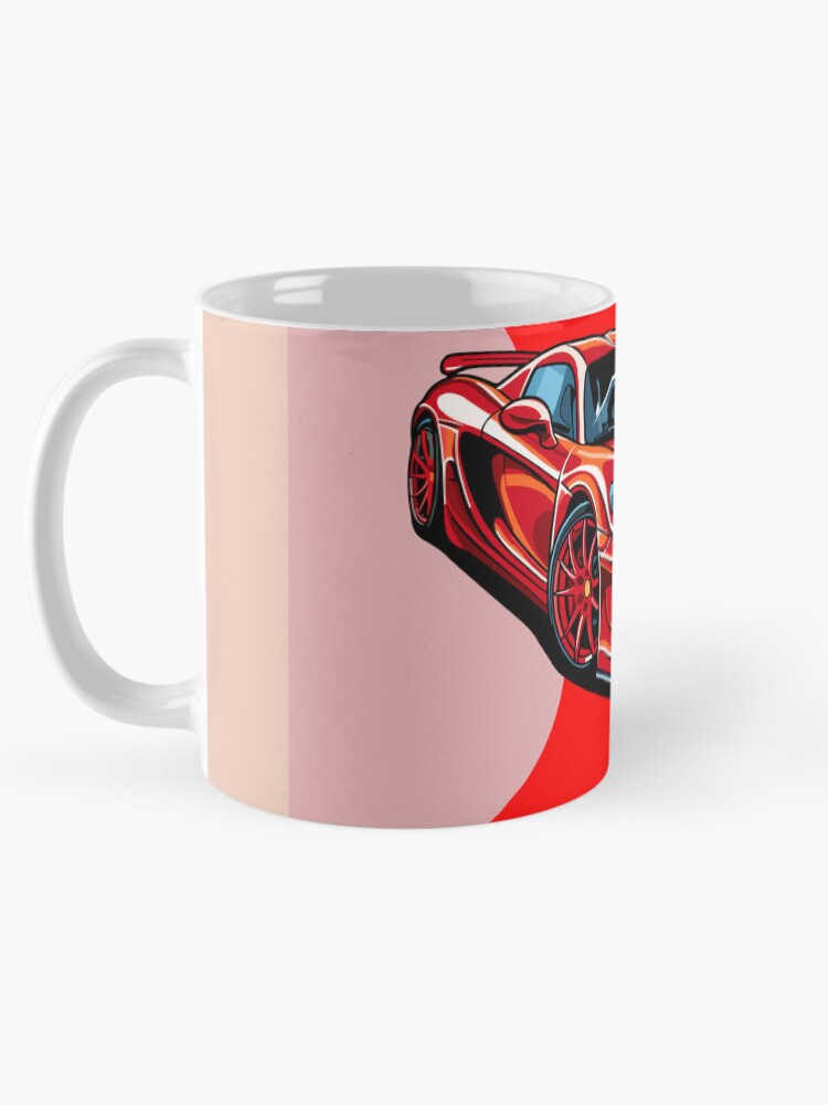 Thumbnail 5 of 6, Coffee Mug, Red Car designed and sold by lumar23.