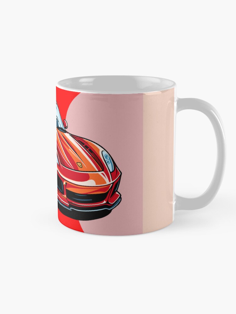 Thumbnail 3 of 6, Coffee Mug, Red Car designed and sold by lumar23.
