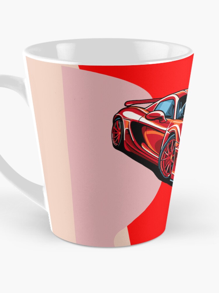 Thumbnail 3 of 4, Coffee Mug, Red Car designed and sold by lumar23.