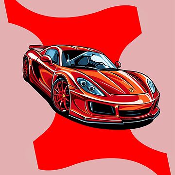 Artwork thumbnail, Red Car by lumar23