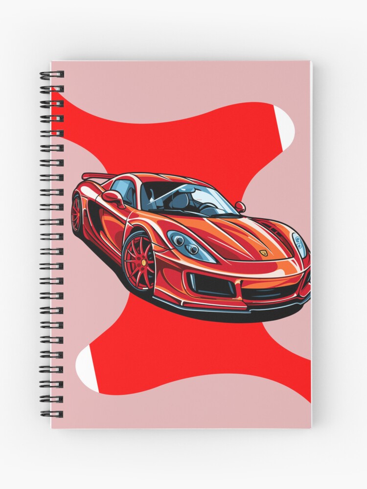 Thumbnail 1 of 3, Journal, Red Car designed and sold by lumar23.