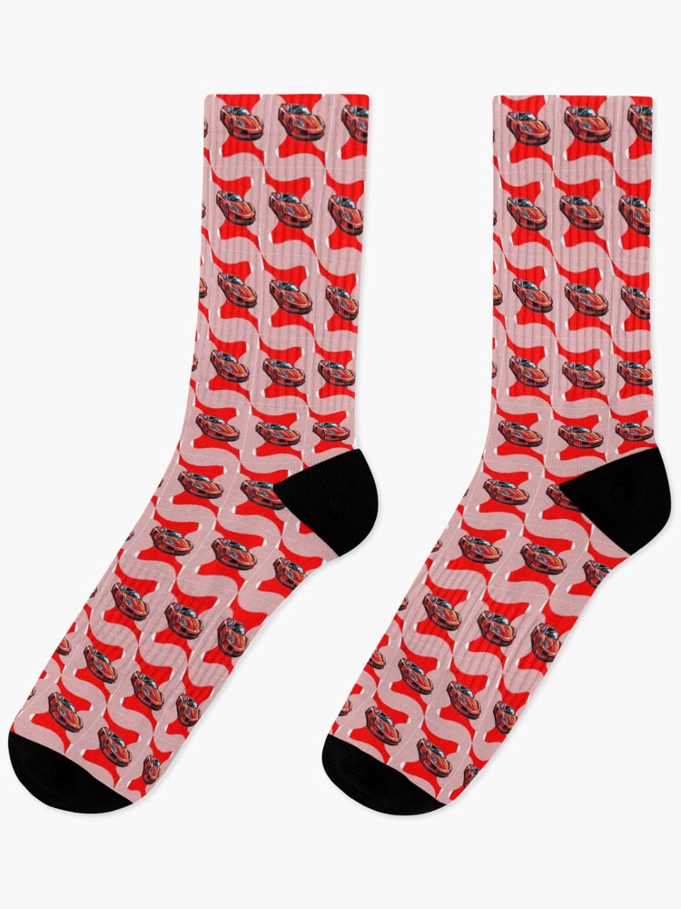 Thumbnail 1 of 5, Socks, Red Car designed and sold by lumar23.