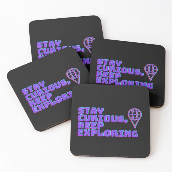 Item preview, Stay Curious, Keep Exploring designed and sold by Newprojectart.