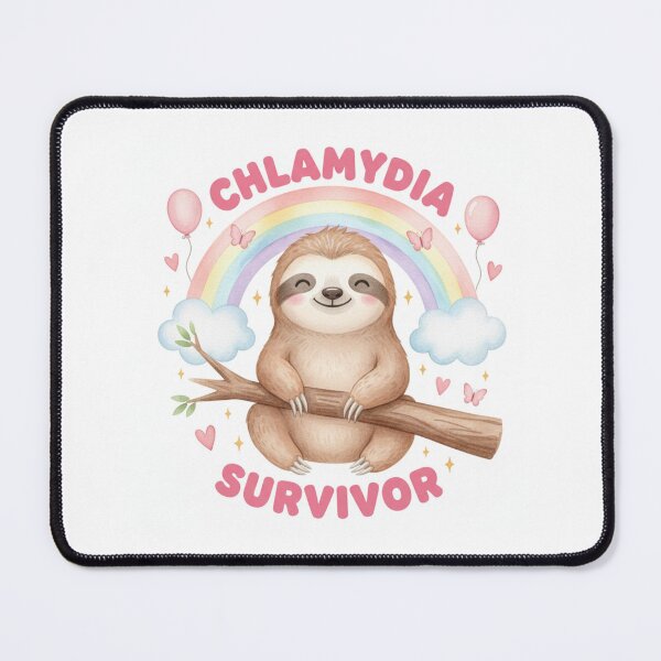 Item preview, Sloth Chlamydia survivor funny gag adult humor novelty  designed and sold by CheeseBlueprint.