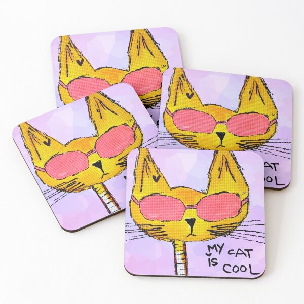 Item preview, Cool Cat Artwork designed and sold by LoriMcKinnonArt.