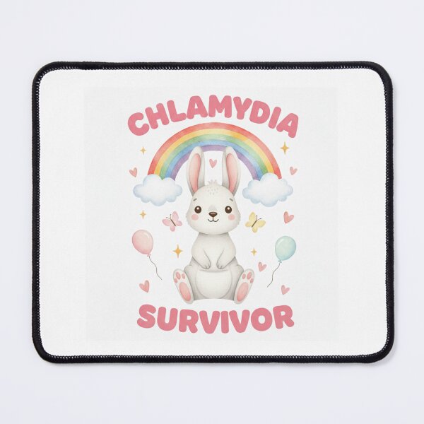 Item preview, Rabbit Chlamydia survivor funny gag adult humor novelty  designed and sold by CheeseBlueprint.