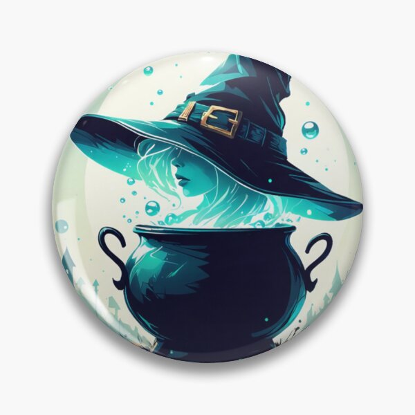 Item preview, Glowing Witch Cauldron – Cute Spooky Halloween Magic Potion designed and sold by joxprints.