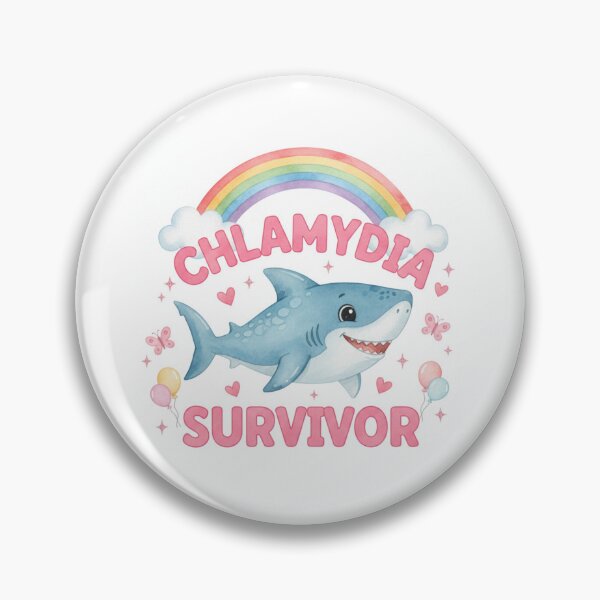 Item preview, Shark Chlamydia survivor funny gag adult humor novelty  designed and sold by CheeseBlueprint.