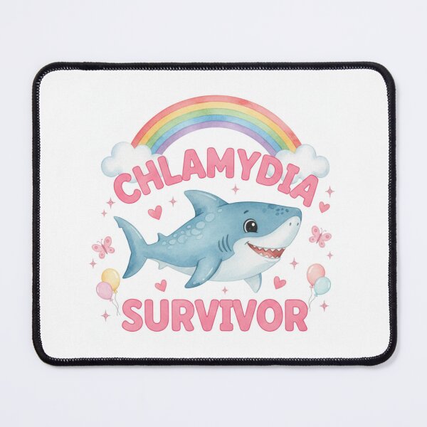 Item preview, Shark Chlamydia survivor funny gag adult humor novelty  designed and sold by CheeseBlueprint.