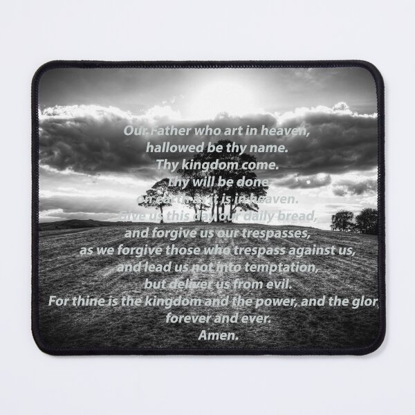 Item preview, Serene Landscape with Our Father Prayer Text designed and sold by Paul Thompson Photography.