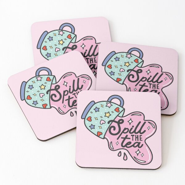 Item preview, Spill the Tea — Cute Gossip Mug Design –  Self Love Edition designed and sold by HotFluff.