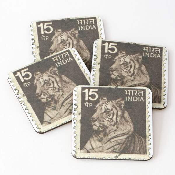 Item preview, India Tiger Stamp designed and sold by serenddy.