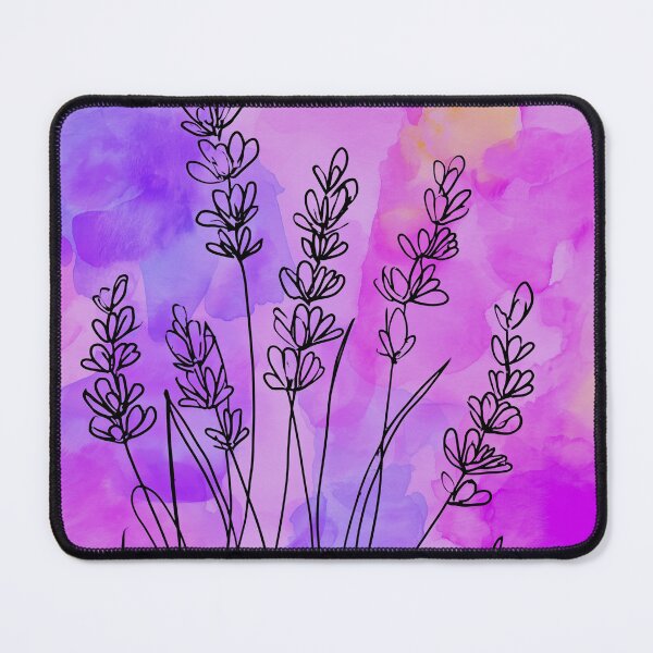 Item preview, Minimalist Lavender Flower Watercolor designed and sold by idtecss.