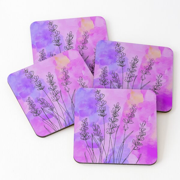 Item preview, Minimalist Lavender Flower Watercolor designed and sold by idtecss.