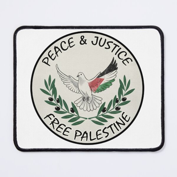 Item preview, Solidarity Art for Palestine – Emblem of Freedom and Peace designed and sold by Nassimdesigns.