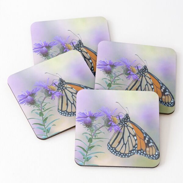 Item preview, Monarch and New England Aster 10-05-2025 designed and sold by Thomasyoung.