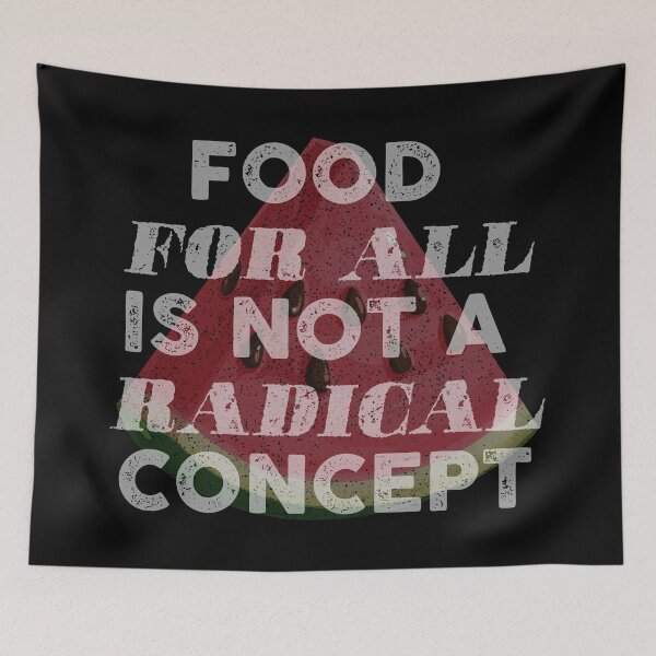 Item preview, Food for all is not a radical concept designed and sold by remerasnerdas.