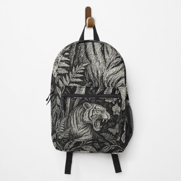 Item preview, Roaring Tiger Bamboo Orchid Jungle Doodle designed and sold by EdvvinStudios.