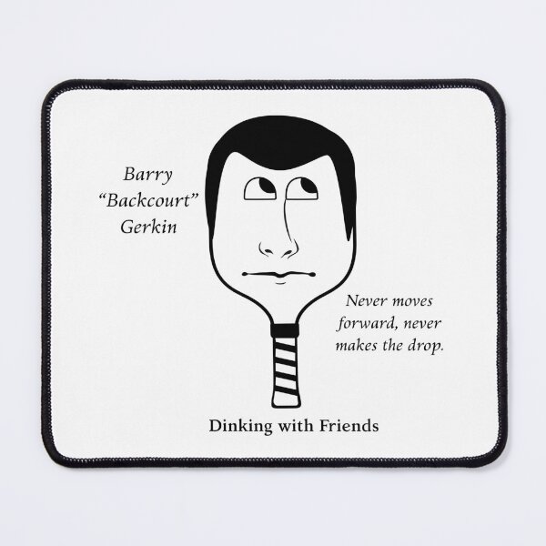 Item preview, Barry "Backcourt" Gerkin...always playing back, never moving forward. designed and sold by Picklenut1969.