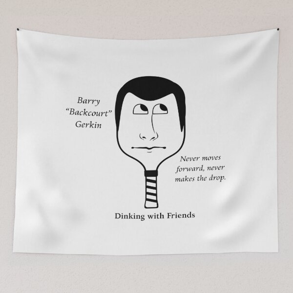 Item preview, Barry "Backcourt" Gerkin...always playing back, never moving forward.  designed and sold by Picklenut1969.