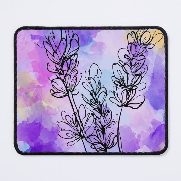 Item preview, Purple Haze Botanical Line Drawing designed and sold by idtecss.