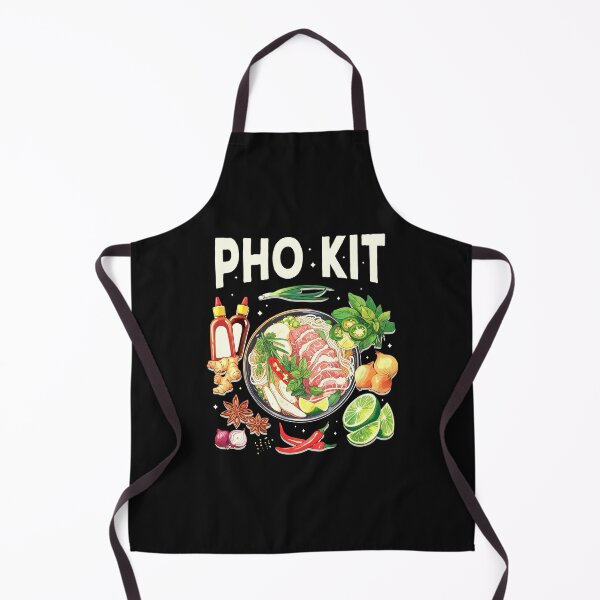 Item preview, Funny Pho Kit Noodle Bowl Pun with Ingredients Illustration designed and sold by JeniiArt.