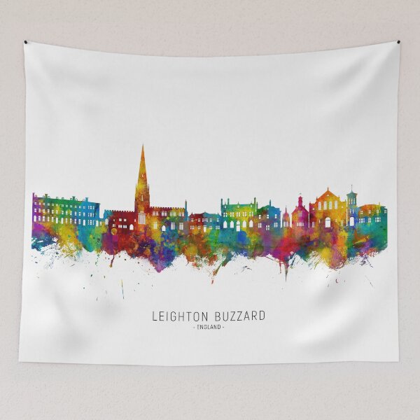 Item preview, Leighton Buzzard England Skyline designed and sold by ArtPrints.