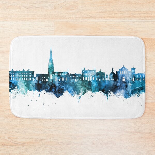 Item preview, Leighton Buzzard England Skyline designed and sold by ArtPrints.