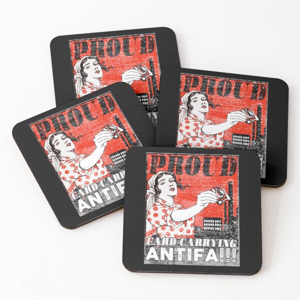 Aperçu de l'œuvre Fier porte-carte antifa !!! créée et vendue par remerasnerdas.
