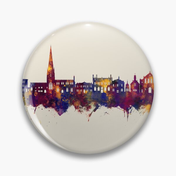 Item preview, Leighton Buzzard England Skyline designed and sold by ArtPrints.