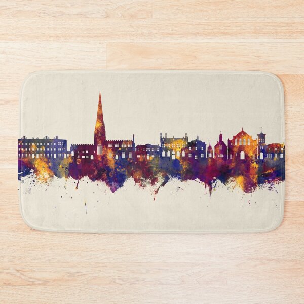 Item preview, Leighton Buzzard England Skyline designed and sold by ArtPrints.