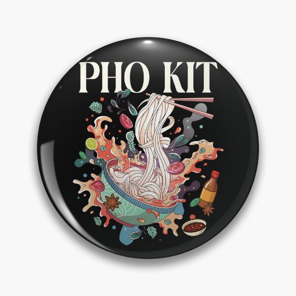Item preview, Funny Pho Kit Noodle Bowl Pun with Ingredients Illustration designed and sold by JeniiArt.