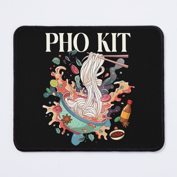 Item preview, Funny Pho Kit Noodle Bowl Pun with Ingredients Illustration designed and sold by JeniiArt.