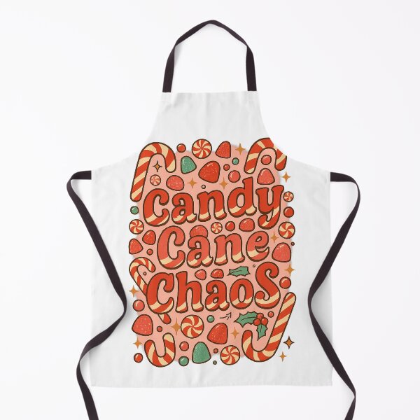 Item preview, Candy Cane Chaos – Funny Retro Christmas Candyland Design designed and sold by FluffyCreative.