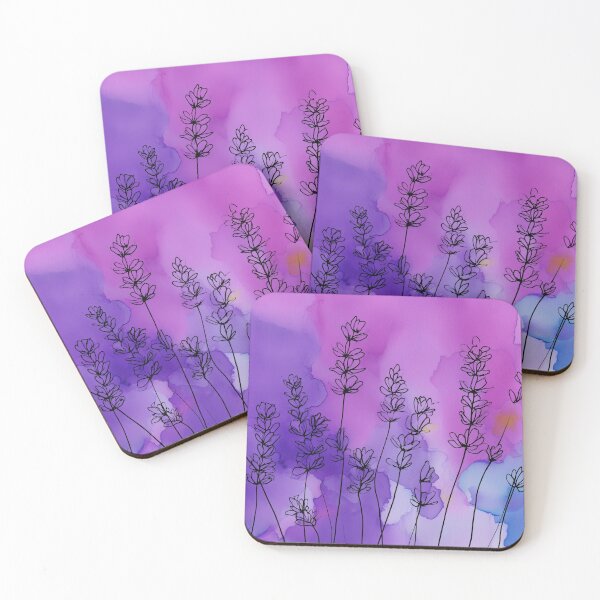 Item preview, Purple Haze Minimalist Botanical Drawing designed and sold by idtecss.