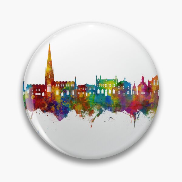 Item preview, Leighton Buzzard England Skyline designed and sold by ArtPrints.