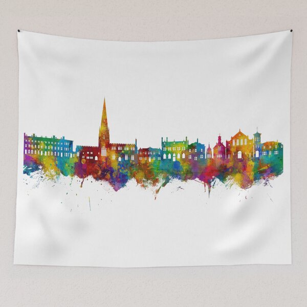 Item preview, Leighton Buzzard England Skyline designed and sold by ArtPrints.