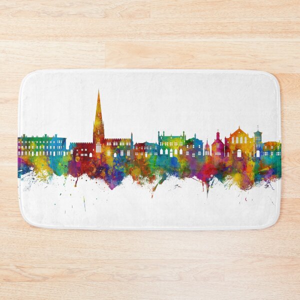 Item preview, Leighton Buzzard England Skyline designed and sold by ArtPrints.