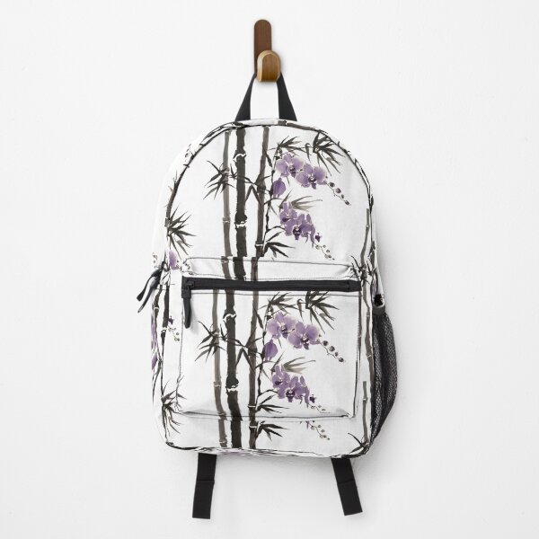 Item preview, Bamboo & Orchid Design – Minimalist Chinese Ink Painting designed and sold by VibranPalette.
