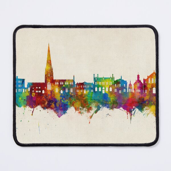 Item preview, Leighton Buzzard England Skyline designed and sold by ArtPrints.