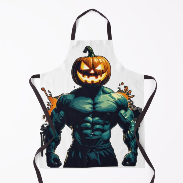Item preview, acked O’Lantern – Halloween Gym Bodybuilder Design Tytuł (PL) designed and sold by joxprints.