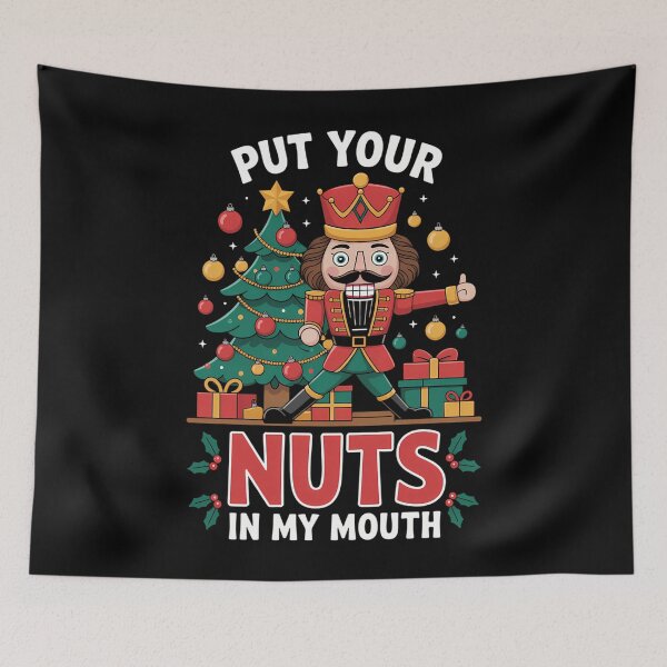 Item preview, Joke Nutcracker Christmas Party Humor designed and sold by WalshDrawnLaugh.